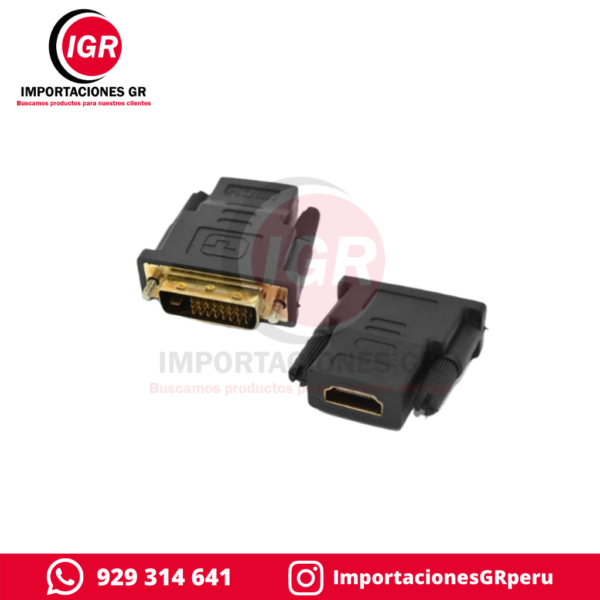 ADAPTADOR DVI 24+1 A HDMI