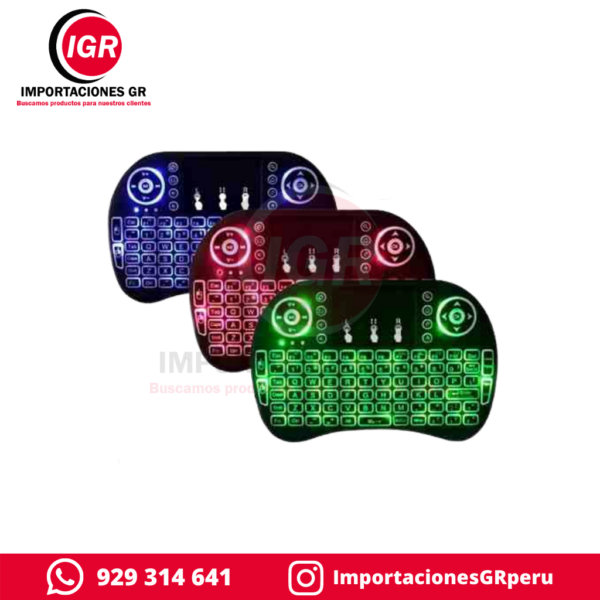 MINI TECLADO RGB INALÁMBRICO