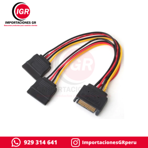 CABLE DE PODER SATA DOBLE